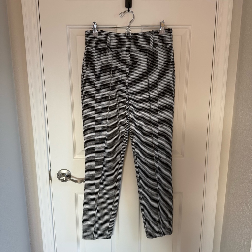 Veronica Beard Houndstooth Slacks, 6